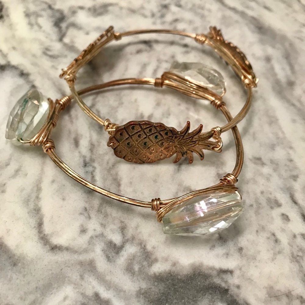 Pineapple bangle set - Picture 2 of 2